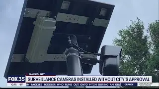 Surveillance cameras installed without county approval