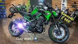KAWASAKI Z900 2022 CANDY LIME GREEN WALK AROUND ПОДРОБНЫЙ ОБЗОР ХАРАКТЕРИСТИКИ ДОМИНИРУЙТЕ #GAZWORLD