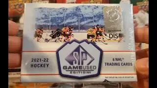 2021-22 Upper Deck SP Game Used Hobby Box - S is for SP Game Used & Auto + Patch - (September 2025)