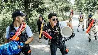 Alpha Nerf War : Alpha Nerf Guns Fight Warriors With Dangerous Criminals - Final Battle!