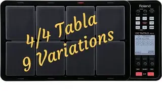 Roland SPD 30 4/4 Tabla 9 Variations By Kamal Pad's @Kamal_Rythms #roland#rolandspd30octapad#spd#spd30