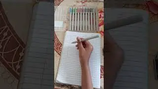 let's unbox hauser multicolor pen 🥰☺ #unbox #pen #multicolor