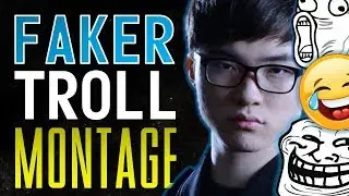 15 mins of SKT T1 Faker trolling | Faker Troll Montage Funny/LOL