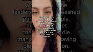 #exjw #exjwsupport #exjehovahswitness #religioustrauma #cultsurvivor #bloodtransfusion #shortvideo