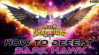 How to defeat DARK HAWK (Uncollected) Fully Breakdown - Marvel Contest of Champions