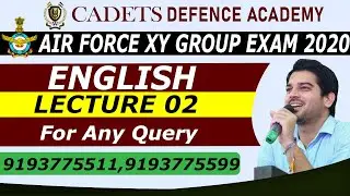 AIR FORCE X/Y GROUP ( NAVY AA/SSR )| LECTURE 02 | BY SANJEEV THAKUR SIR | Cadets Defence Academy