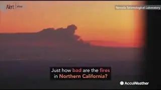 Wildfires in California turn skies above San Francisco an eerie orange