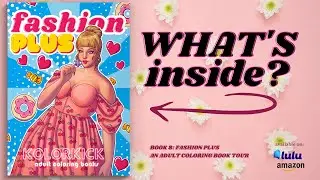 NEW 2021 Adult Coloring Fashion Book -- A coloring and fashion catalog in one!
