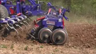 NEW Watkins 5m QUAD-TILL on Case QUAD-TRAC preparing over winter stubbles for planting forage maise
