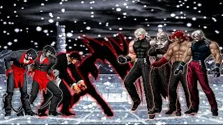 Dark Iori Team Vs Dark Rugal Team