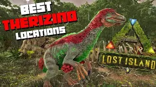 ARK: Lost Island | Therizino Spawn Locations | BEST Spots To Find Them!