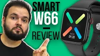 Smartwatch W66 Unboxing Review - SISTEMA TOP e TELA GRANDE! Mas vale a pena? &Eacute; bom? - W66 Brasil