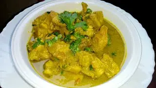 green chicken curry | green chicken recipe | chicken curry | hungry nachos