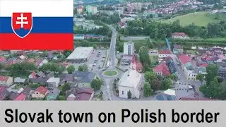 Drone in Tvrdošín, 12th Century Slovakian town [Slovakia in 4K 60fps]