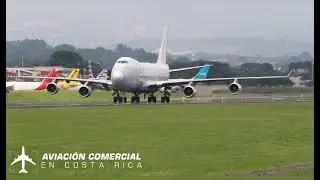 JetOneX Boeing 747-400F TF-AMK Landing Rwy 07 MROC/SJO