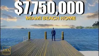 Inside a $7 Million Dollar | Miami Beach Waterfront Home | Peter J Ancona