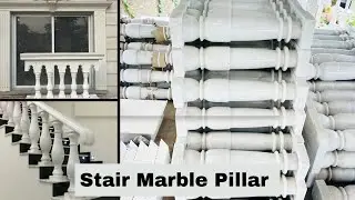 White marble pillar. Marble balusters 📞 9653650972