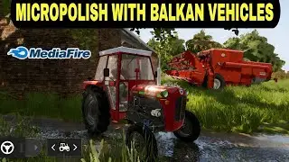 FS20 мод карты микрополиша плюс пакет техники Балканы 2026