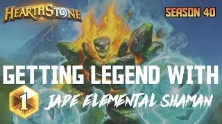 Hearthstone - Legend with Jade Elemental Shaman | Dekkster