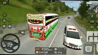 Hrtc in Fire mode in bussid game 🔥🔥🚀🦅✈