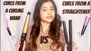 Curls using a straightener vs a wand