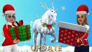 Обновление Star Equestrian: Зима и новая лошадь — единорог Холлифрост!