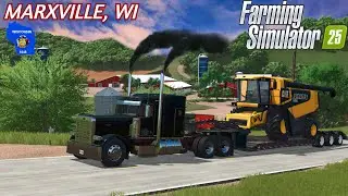 We Buy A New $500,000 Dollar Combine! | Marxville, Wi | Farming Simulator 25