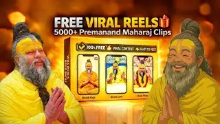 FREE 5000+ Premanand Ji Maharaj Reels Bundle | Google Drive Link in Description 