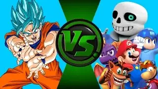 Goku vs Everybody (Sans, Mario, Crash, & More): Fan Night Extravaganza
