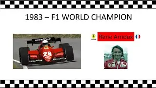 1983 - Season Final Results (GP4 F1)