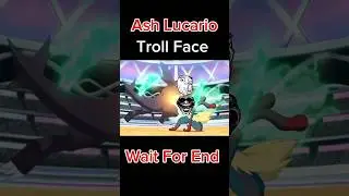 Ash Lucario Vs Garchomp | Ash Vs Cynthia | #pokemon #amv #shorts #status