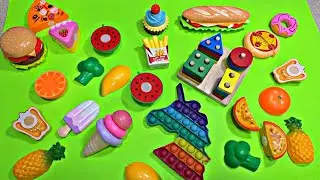 🍇 ASMR_Video * Burger, Strawberry Cake, Sandwich, Pizza, Donuts, Mango, Broccoli, Pineapple....