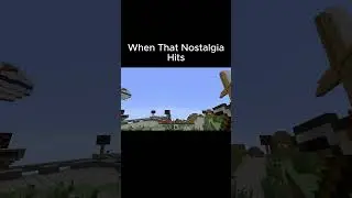 When the nostalgia HITS #minecraft #nostalgia #gaming #funny #meme #viral