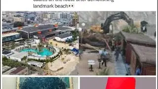 Federal govt has halted Lagos-calaber highway after demolish-ing  landmark beach