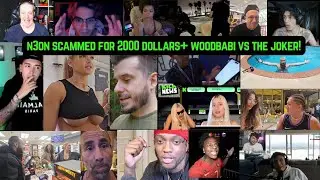 N3ON SCAMMED FOR 2000 DOLLARS+ WOODBABI VS THE JOKER #ac7ionman #thejoker #n3on #kickstreaming
