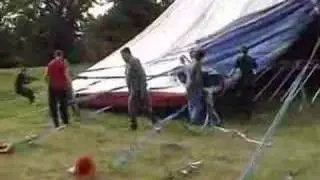 Howto take a circus tent down in record time.Circus Ginnett