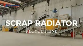 Amazing Way to Recycle Copper and Aluminum丨Scrap Radiator Recycling Line