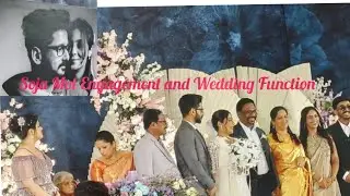 Dr. Soja Anna Sunny with Joel Joy Engagement and wedding function ❤️