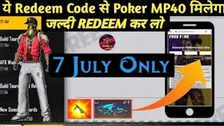free fire live || 7 July redeem code
