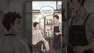 Spoken English Practice | Barber Shop Conversation | Daily Use English