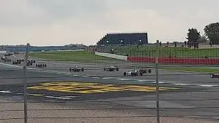 Silverstone: Classic Formula Ford #2 - race start (grandstands)