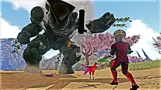 ARK Survival Evolved Face to Face with CAPTAIN BLACK BOULDER Day39 of Primal Fear
