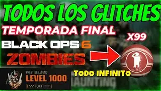 GOODBYE BO6 ZOMBIES! ALL THE XP GLITCHES AND INFINITE GUM FINAL SEASON