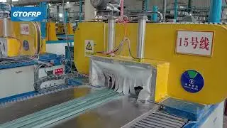 FRP Small Square Tube Production Process | High-Performance Fiberglass Tubes #fiberglass #gfrp