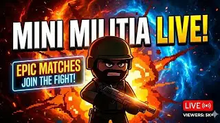 🔴 LIVE: Playing with SUBSCRIBERS! 🎮 Mini Militia Custom Rooms #minimilitia 