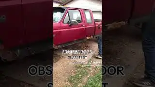 ford door slam test