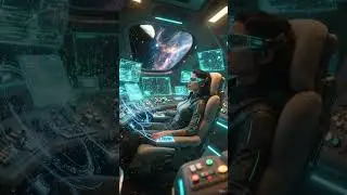 Cyberpunk Aesthetic Cockpit Tour: Futuristic Living & Neon Cozy Vibes | Space Interior Design