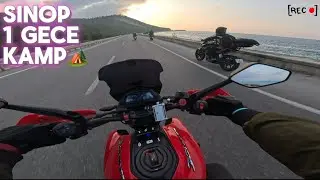 Sinop Bir Gece Kamp 🏕️ /D&ouml;rt Motor/#motovlog32