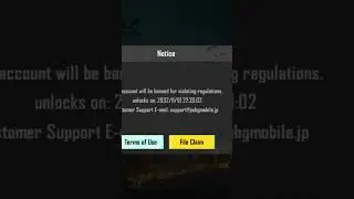 Band pubg my account 💔#pubgmobile #pubg #band