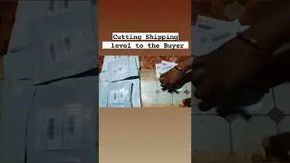 how to pack online order. coutloot order packing. shipping level cut and staking to the product.